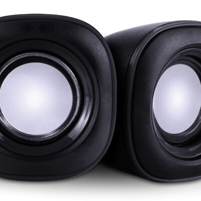 POWERTECH ηχεία Essential sound PT-844, 2x 3W, 3.5mm, μαύρα