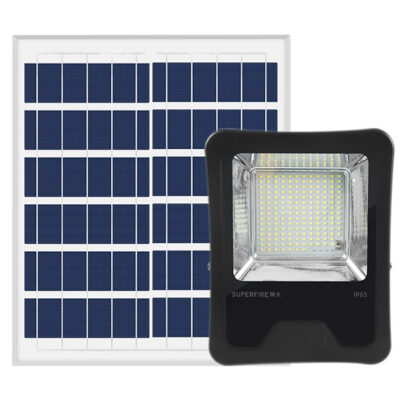 SUPFIRE LED ηλιακός προβολέας FF1-B με χειριστήριο, 41W, 7000K, IP65
