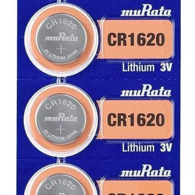 MURATA μπαταρίες λιθίου CR1620, 3V, 5τμχ