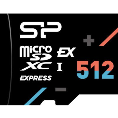 SILICON POWER κάρτα μνήμης microSDXC Express Hypera, 512GB, PCIe Gen 3×1, C10 UHS-I U3 A1 V30
